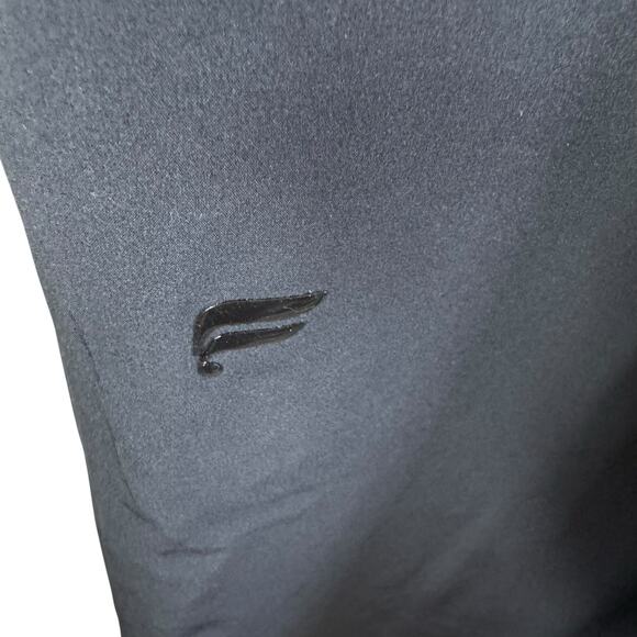 Fabletics Black Elastic Waist Straight Leg Pull On Windbreaker Athletic Pants L - Picture 4 of 7